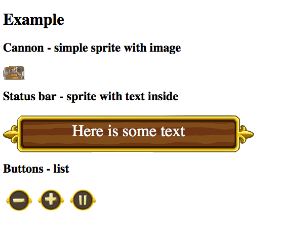 example css sprite
